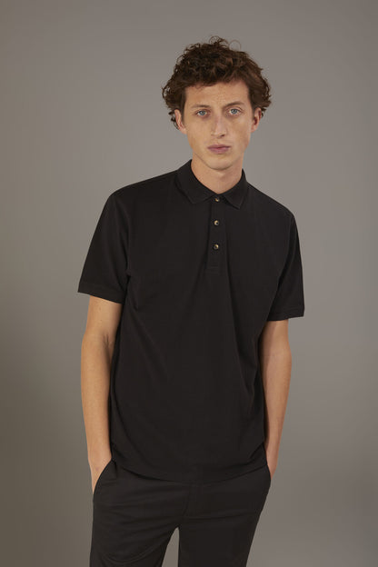 Short sleeve polo 100% cotton piquet