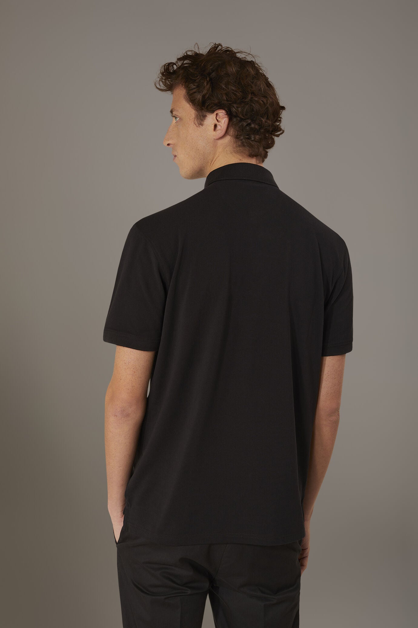 Short sleeve polo 100% cotton piquet