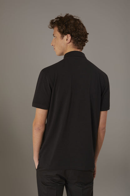 Short sleeve polo 100% cotton piquet