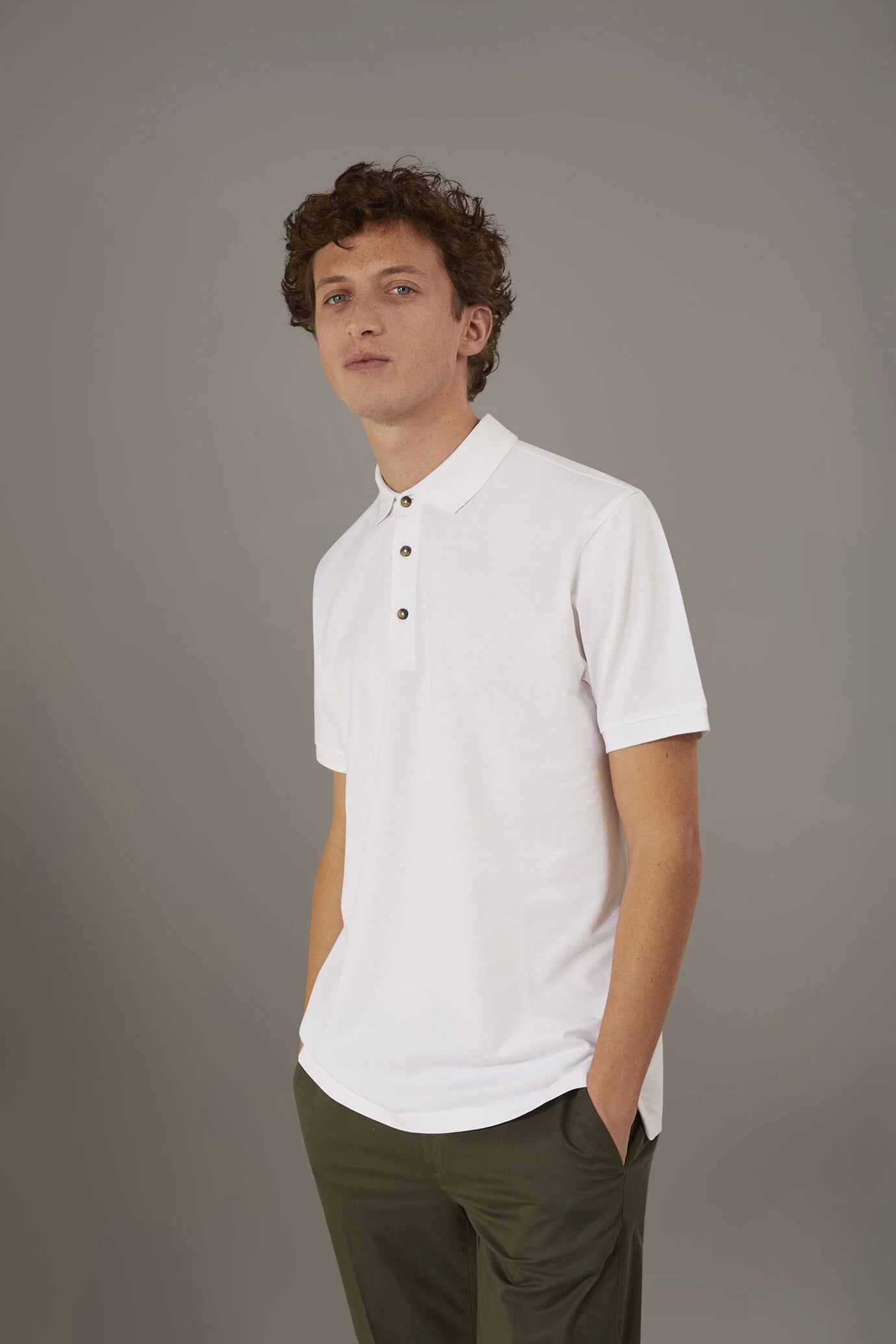 Short sleeve polo 100% cotton piquet