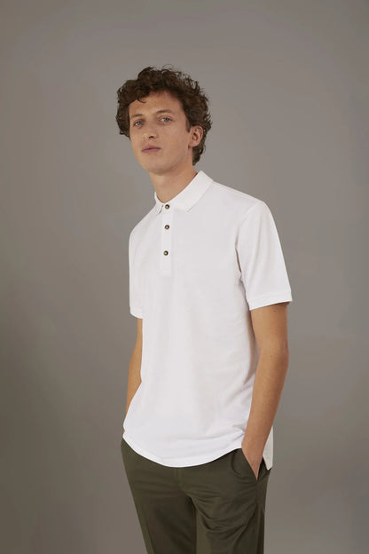 Short sleeve polo 100% cotton piquet
