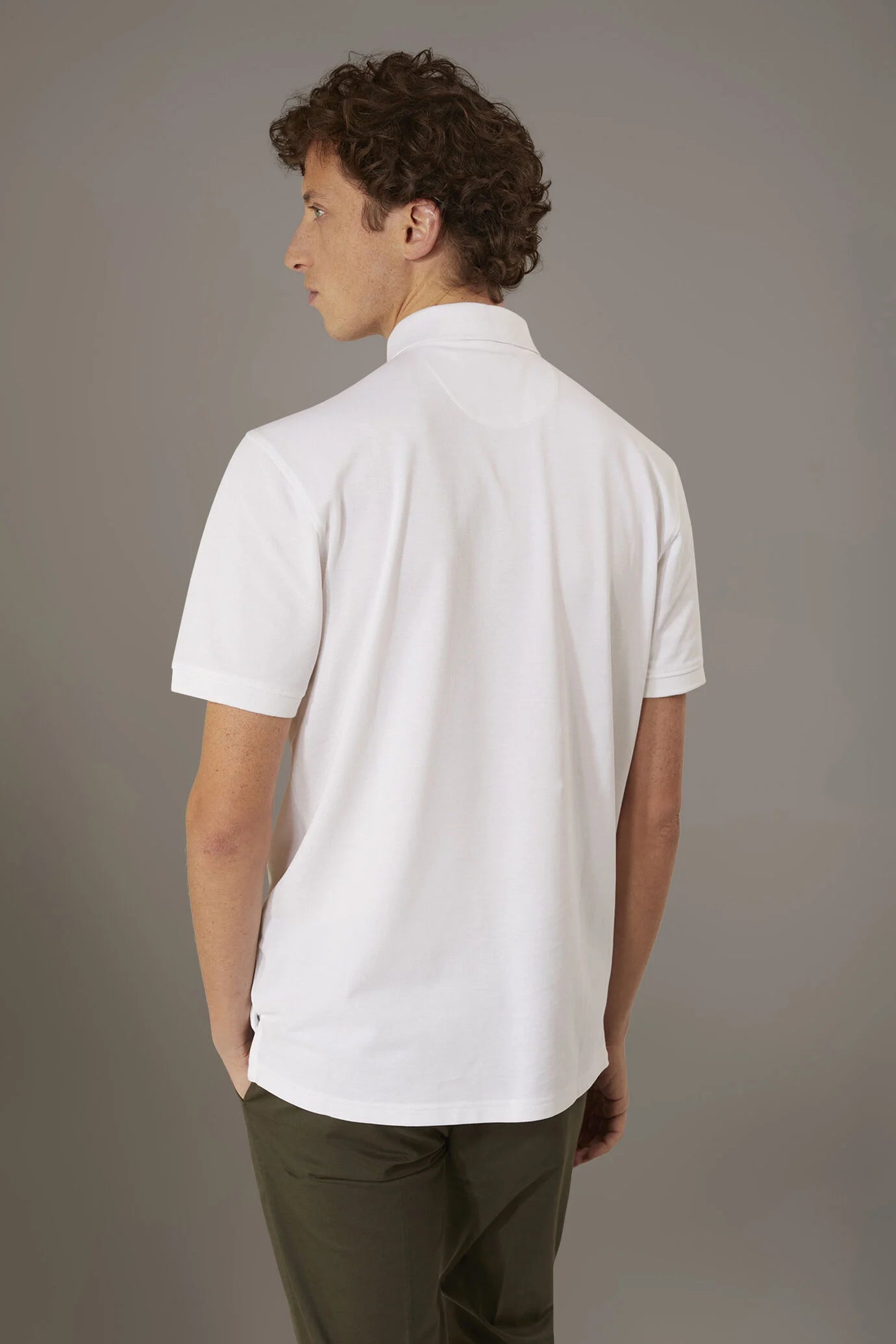 Short sleeve polo 100% cotton piquet