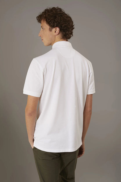 Short sleeve polo 100% cotton piquet