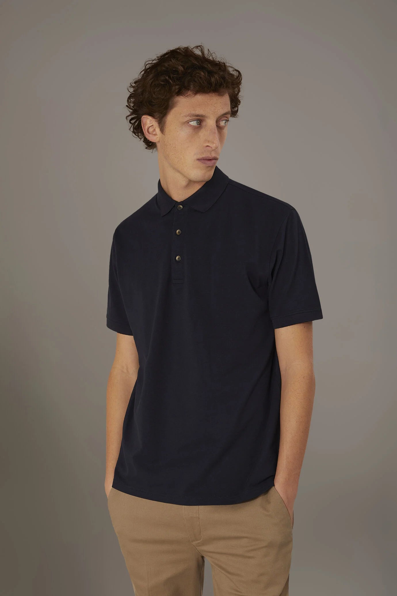 Short sleeve polo 100% cotton piquet
