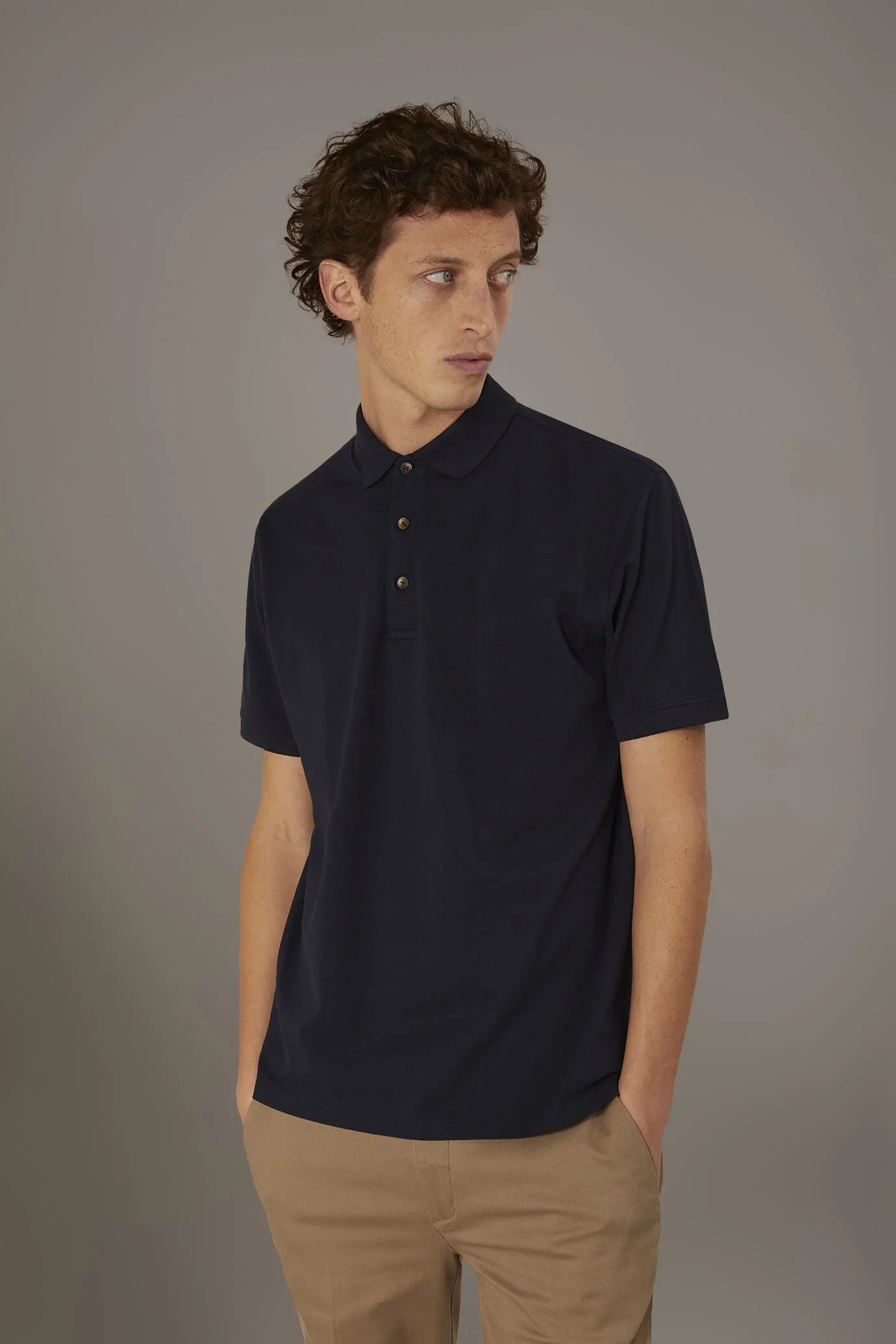 Short sleeve polo 100% cotton piquet
