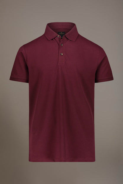 Short sleeve polo 100% cotton piquet
