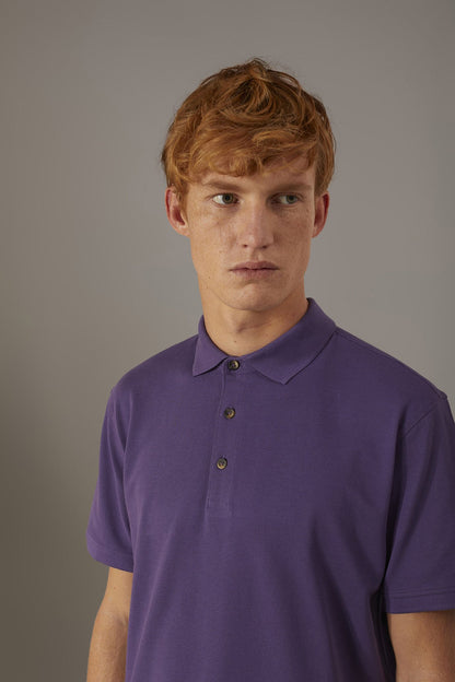 Short sleeve polo 100% cotton piquet