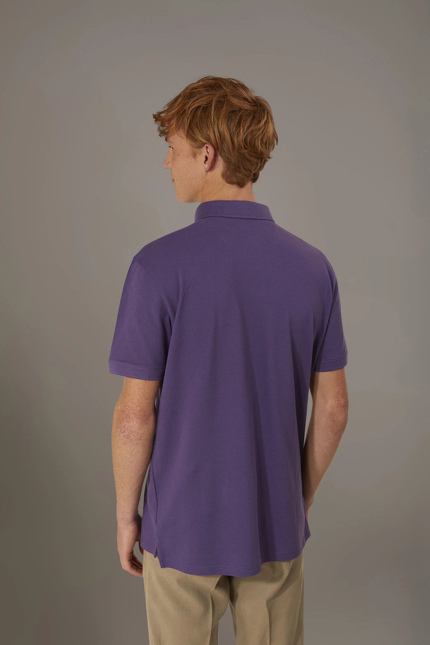 Short sleeve polo 100% cotton piquet