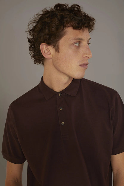 Short sleeve polo 100% cotton piquet