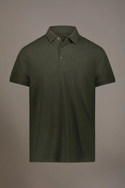 Short sleeve polo 100% cotton piquet