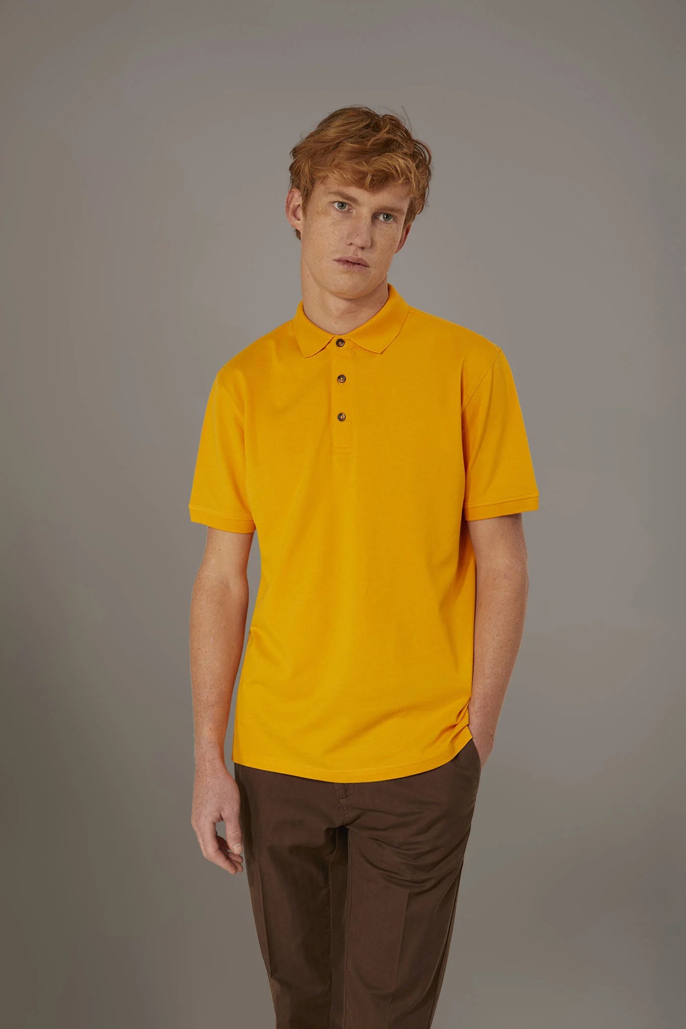 Short sleeve polo 100% cotton piquet