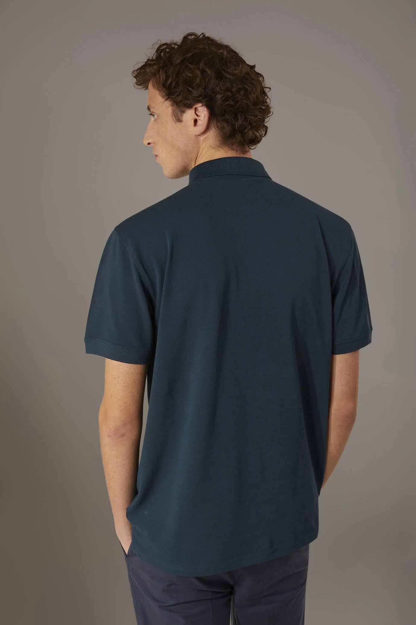 Short sleeve polo 100% cotton piquet