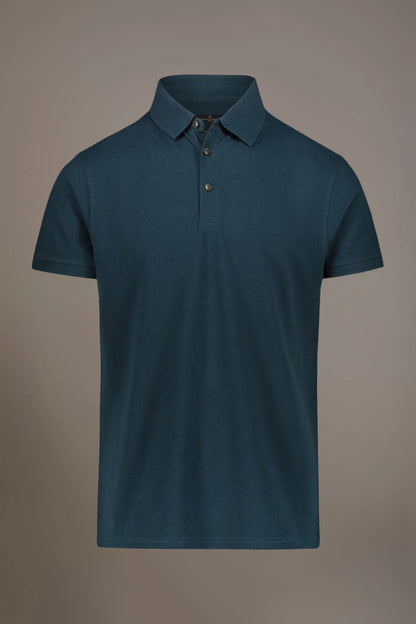 Short sleeve polo 100% cotton piquet