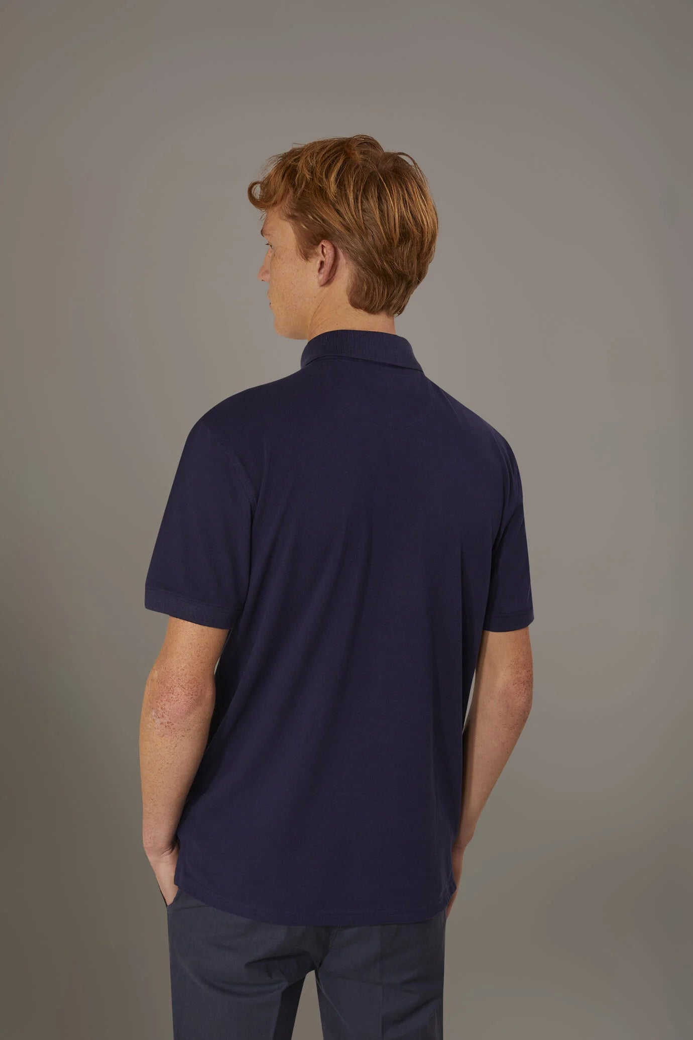 Short sleeve polo 100% cotton piquet