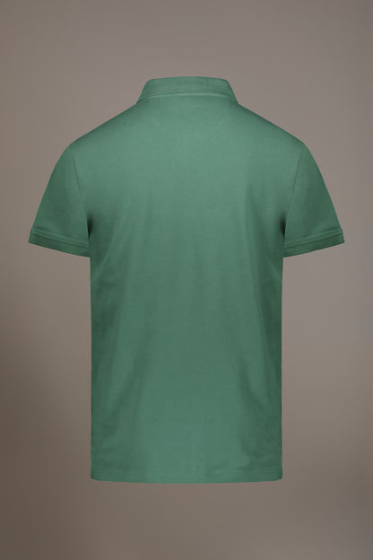 Short sleeve polo 100% cotton piquet