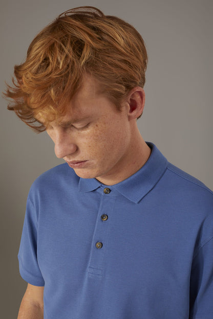 Short sleeve polo 100% cotton piquet