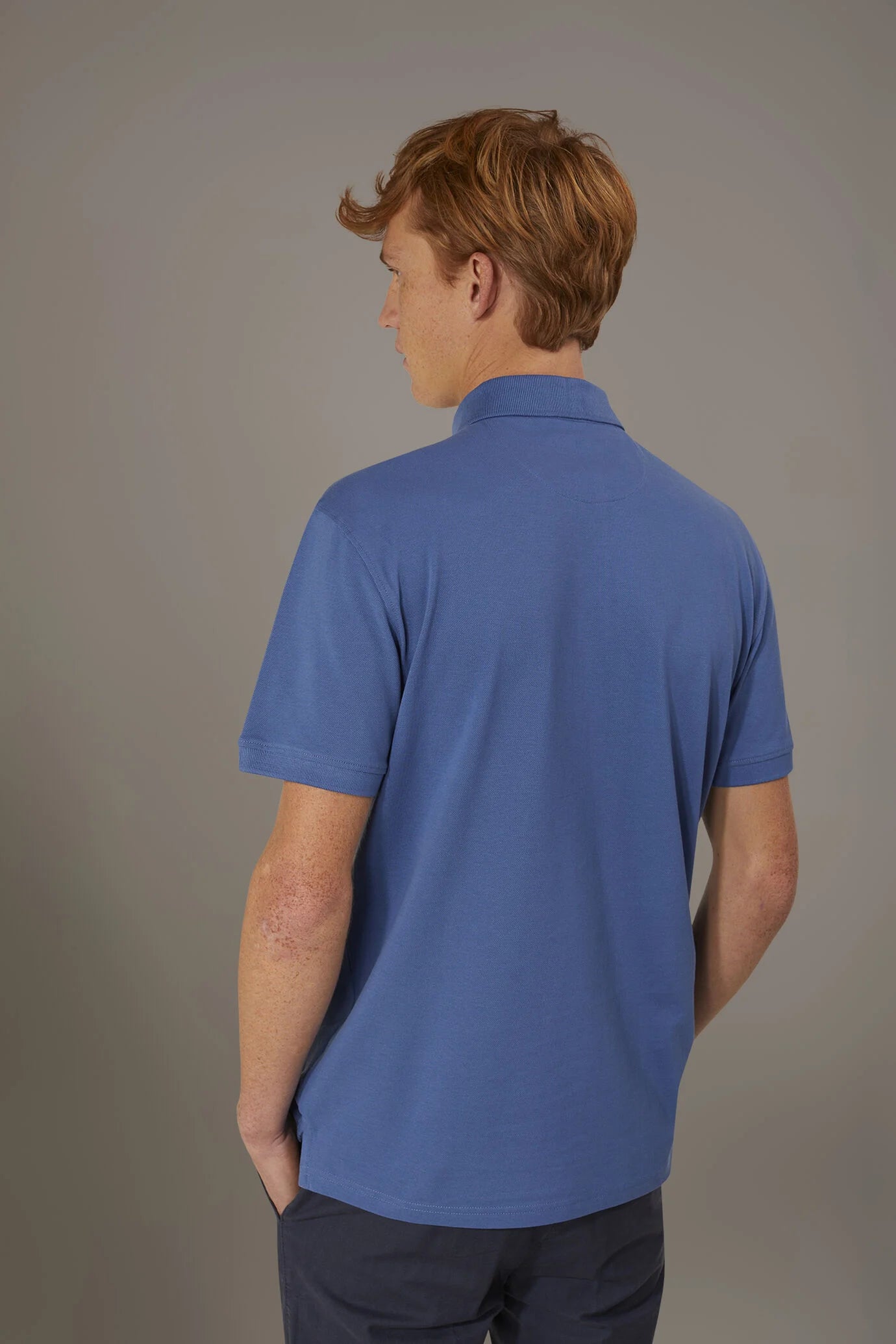 Short sleeve polo 100% cotton piquet