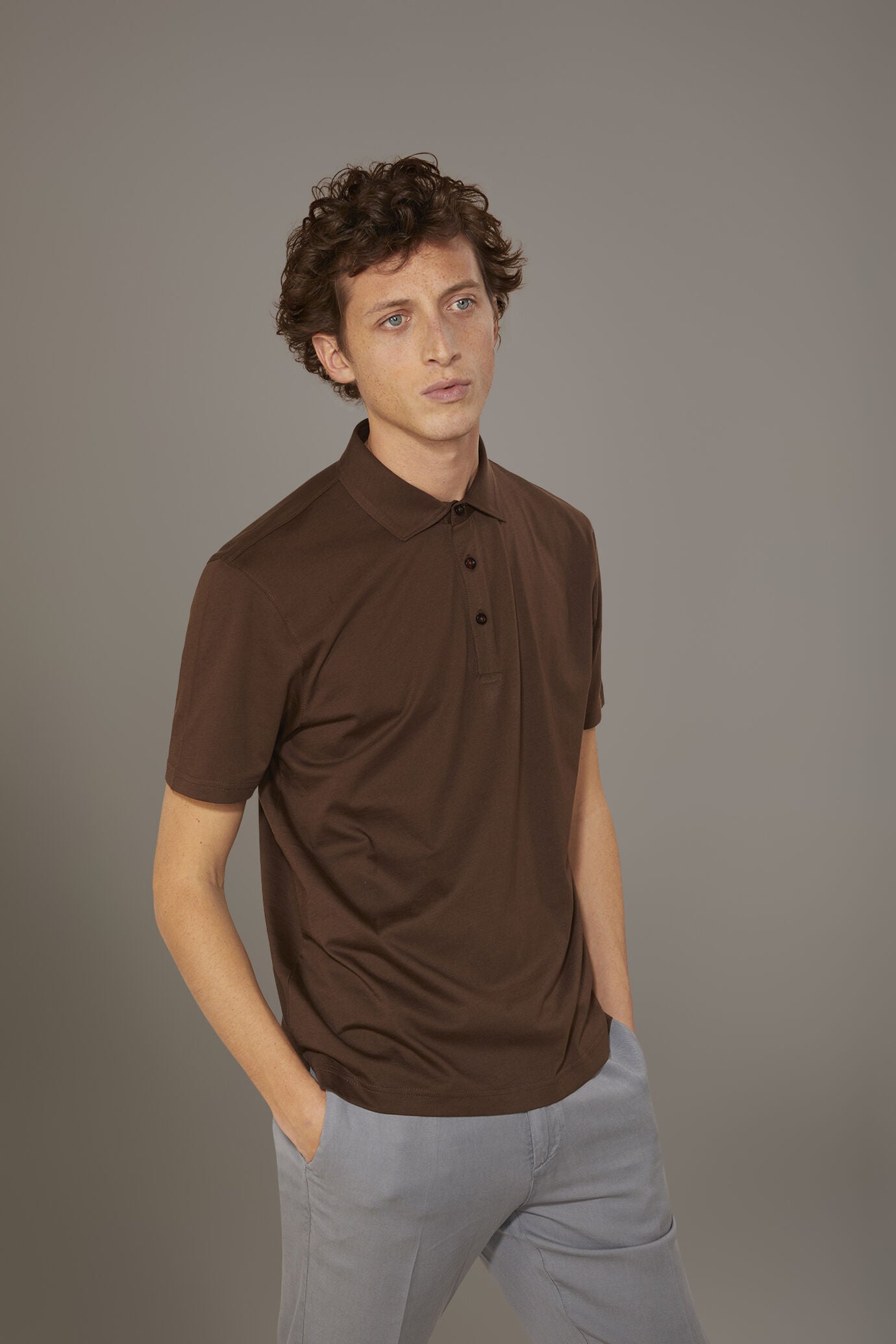 Short sleeves polo 100% pure supima cotton