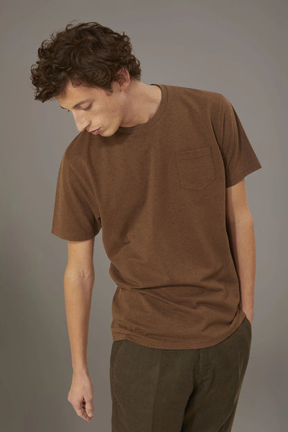 Round neck t-shirt melange
