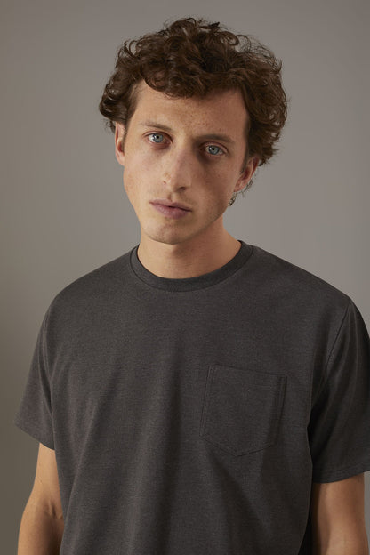 Round neck t-shirt melange