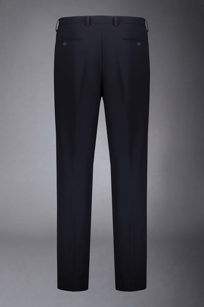 Men's single-breasted suit regular fit technical fabric