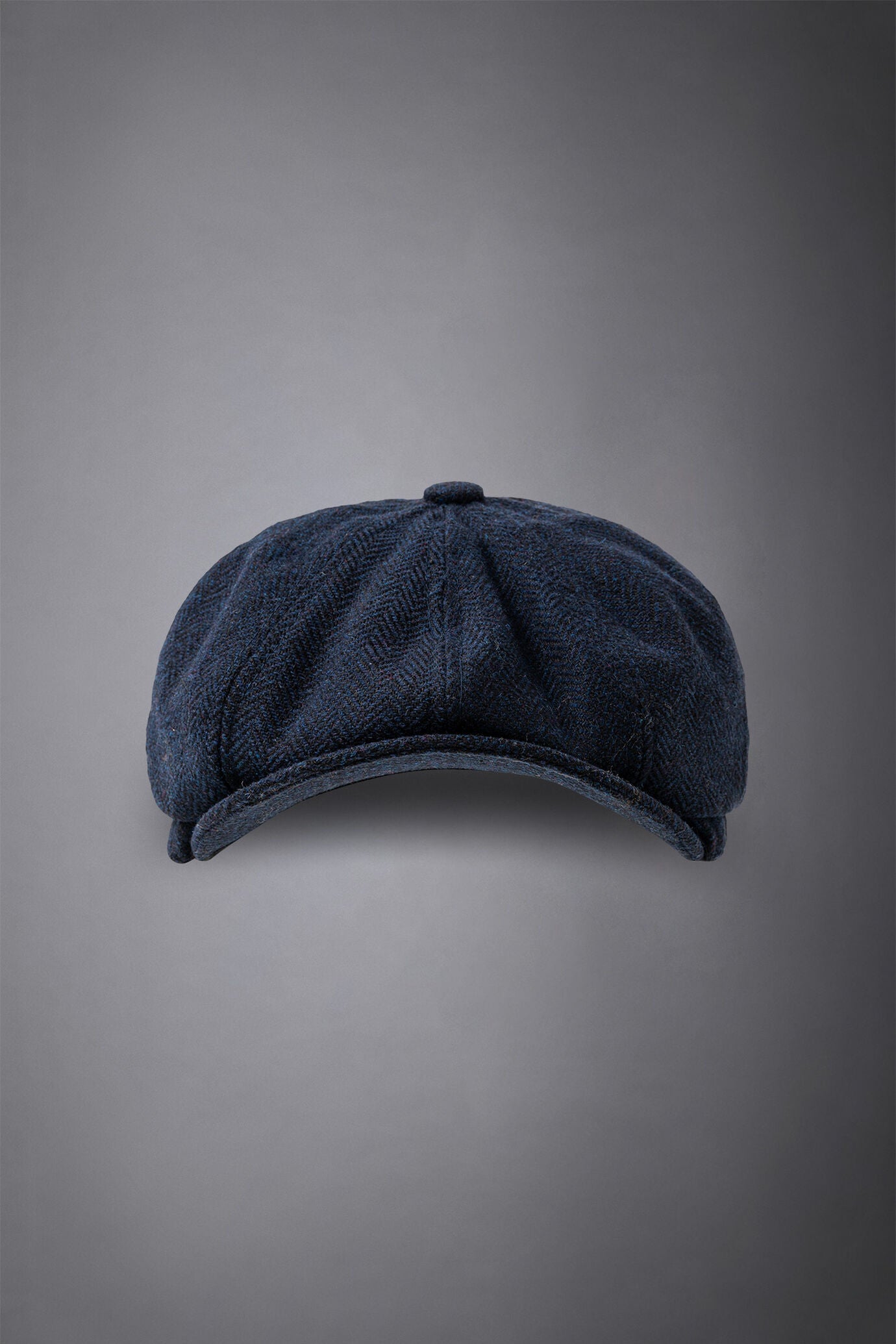 Men's herringbone flat cap