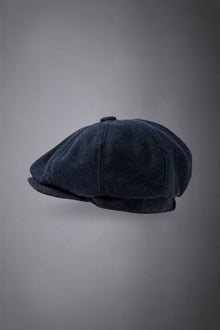 Men's herringbone flat cap