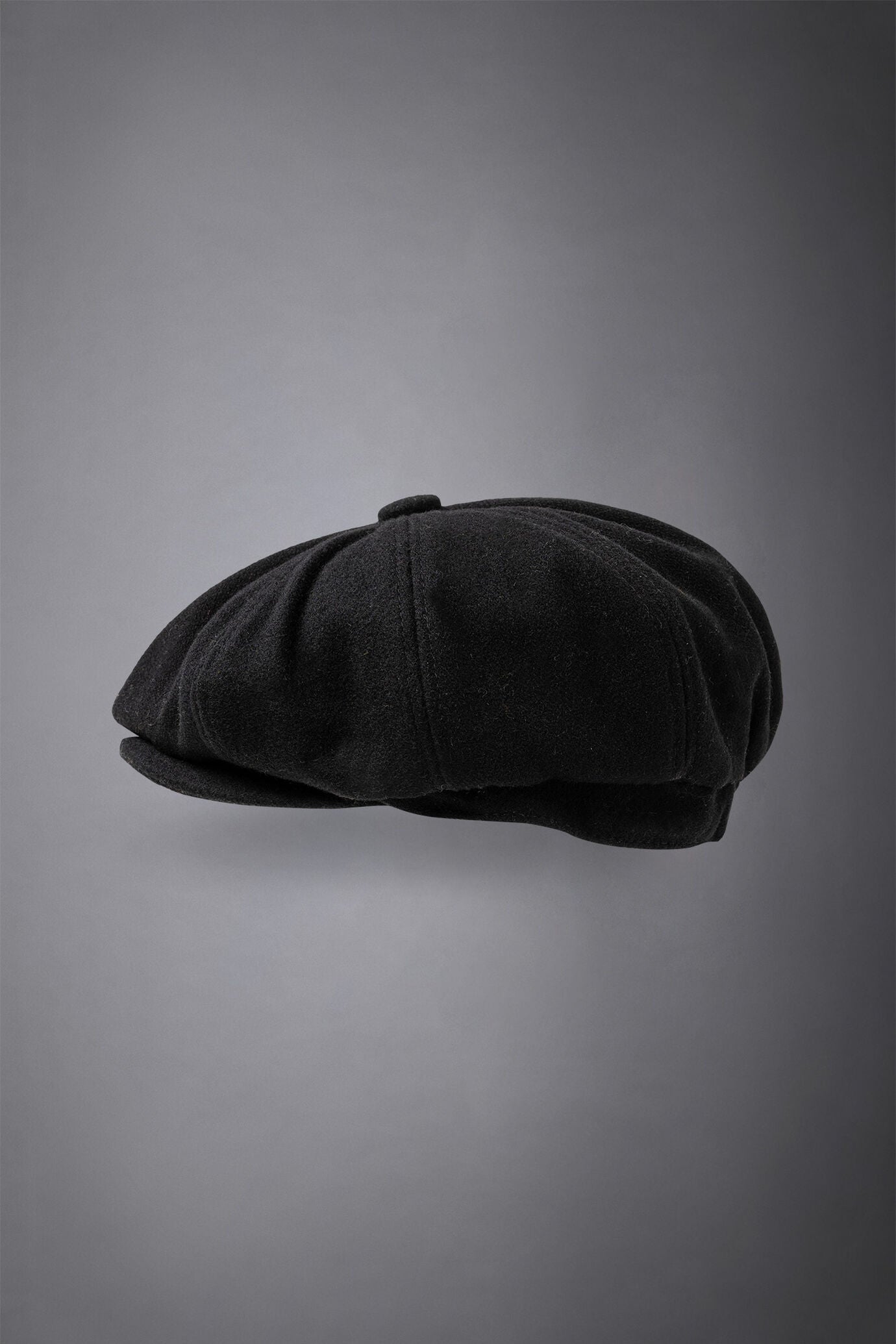 Men's boiled wool flat cap