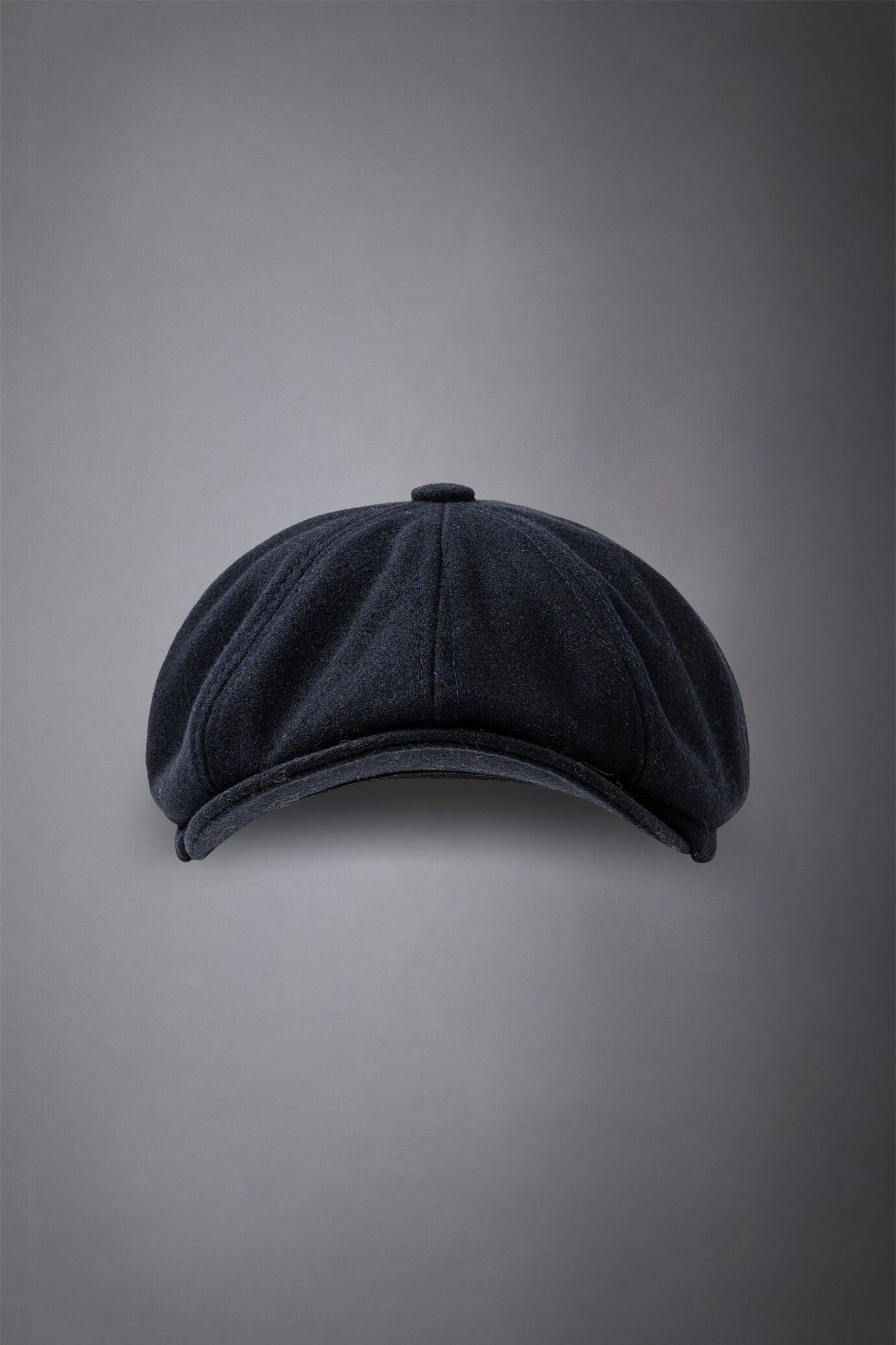 Men's boiled wool flat cap