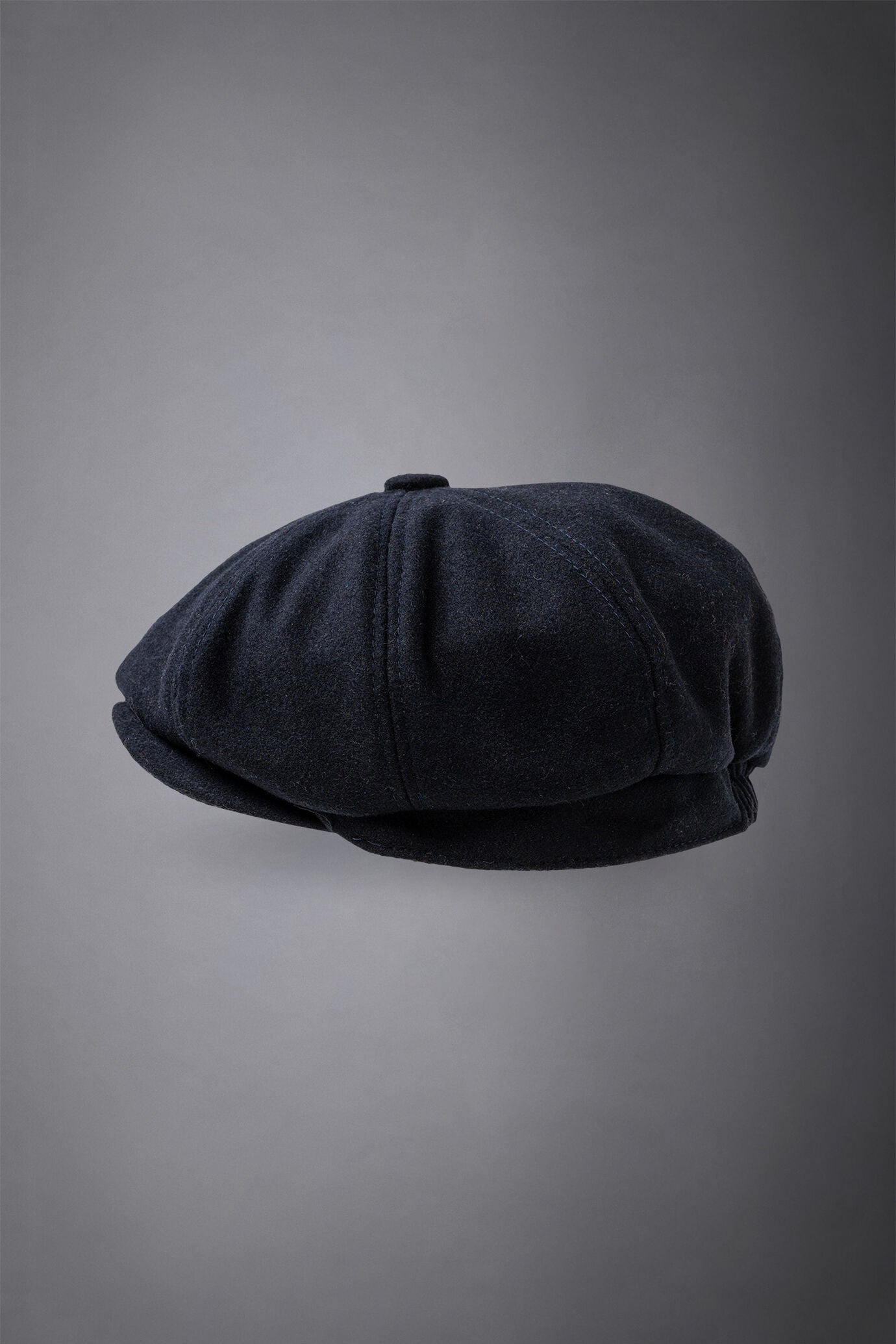 Men's boiled wool flat cap