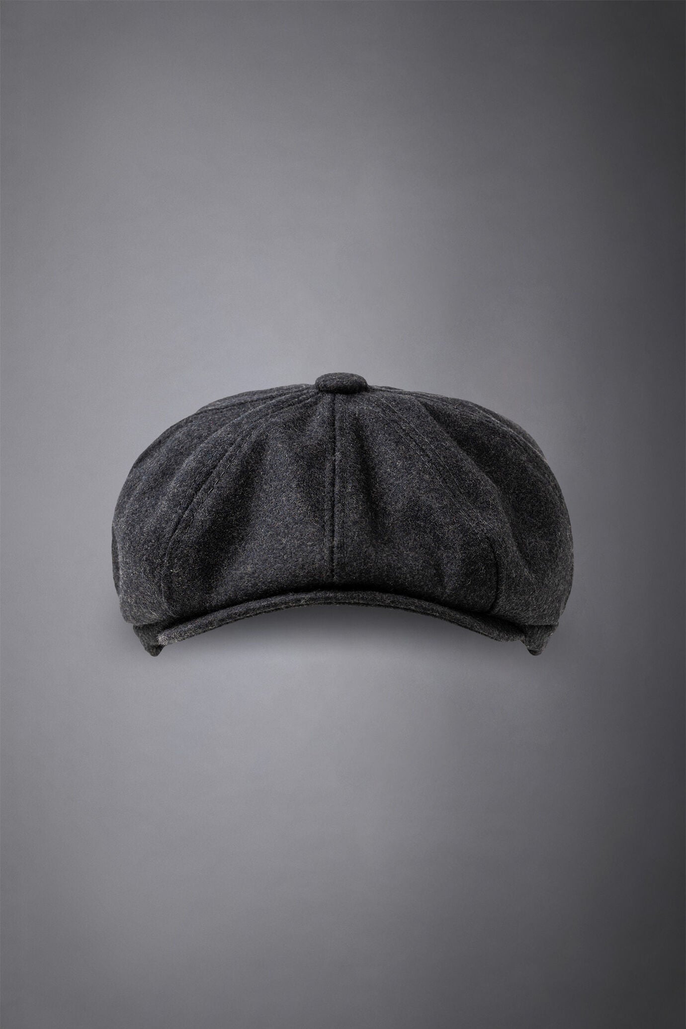 Men's boiled wool flat cap