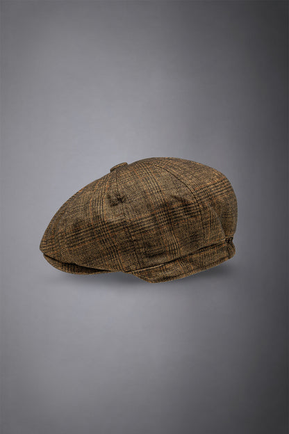 Men's prince of Wales flat cap