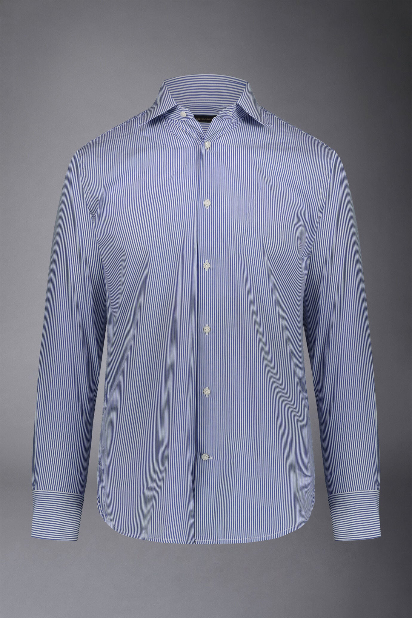 Men's striped classic french collar shirt regular fit