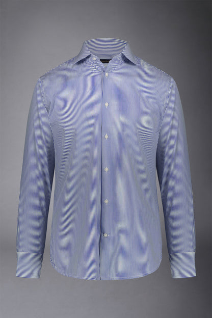 Men's striped classic french collar shirt regular fit