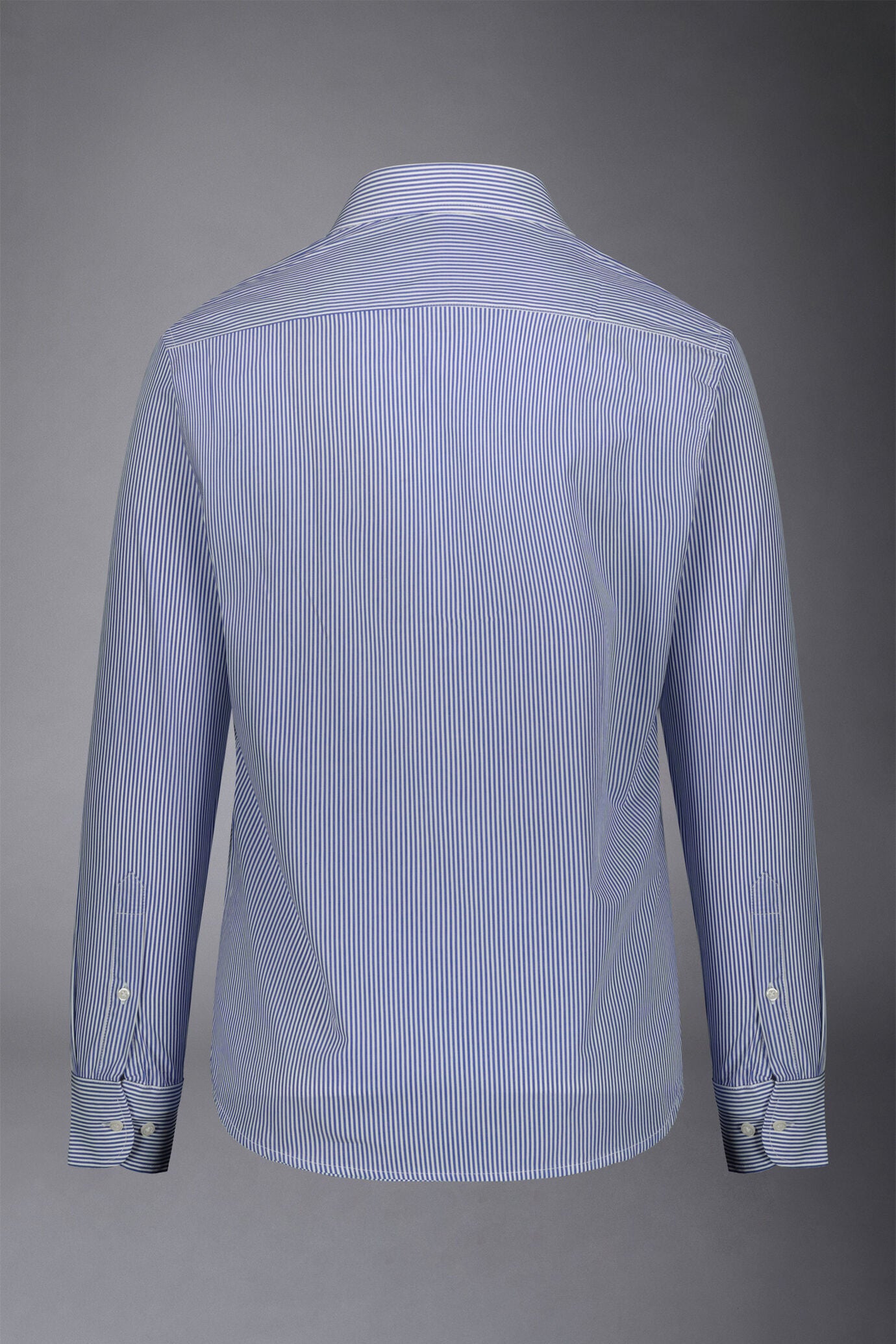 Men's striped classic french collar shirt regular fit