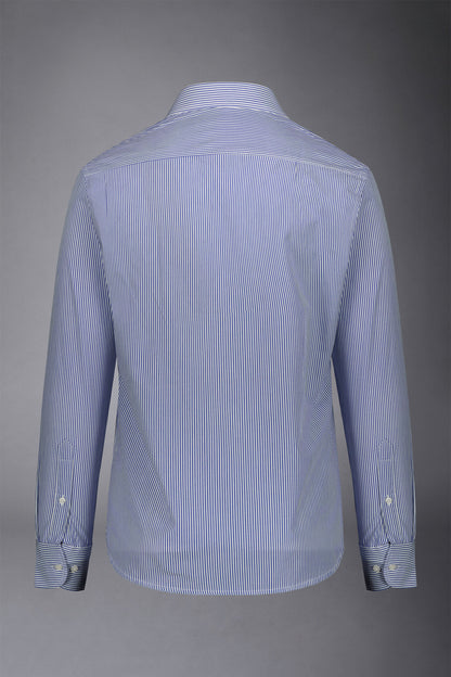 Men's striped classic french collar shirt regular fit