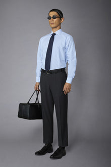 Men's striped classic french collar shirt regular fit