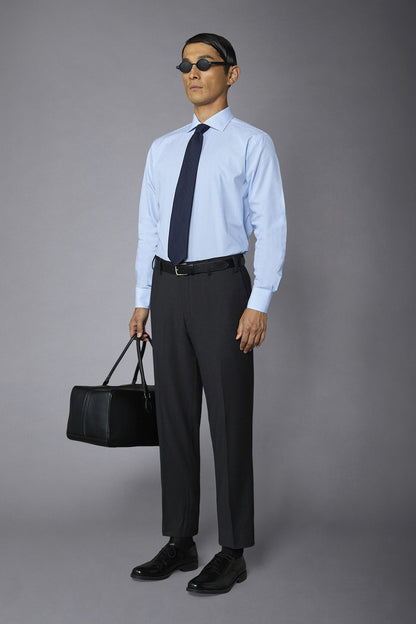 Men's striped classic french collar shirt regular fit