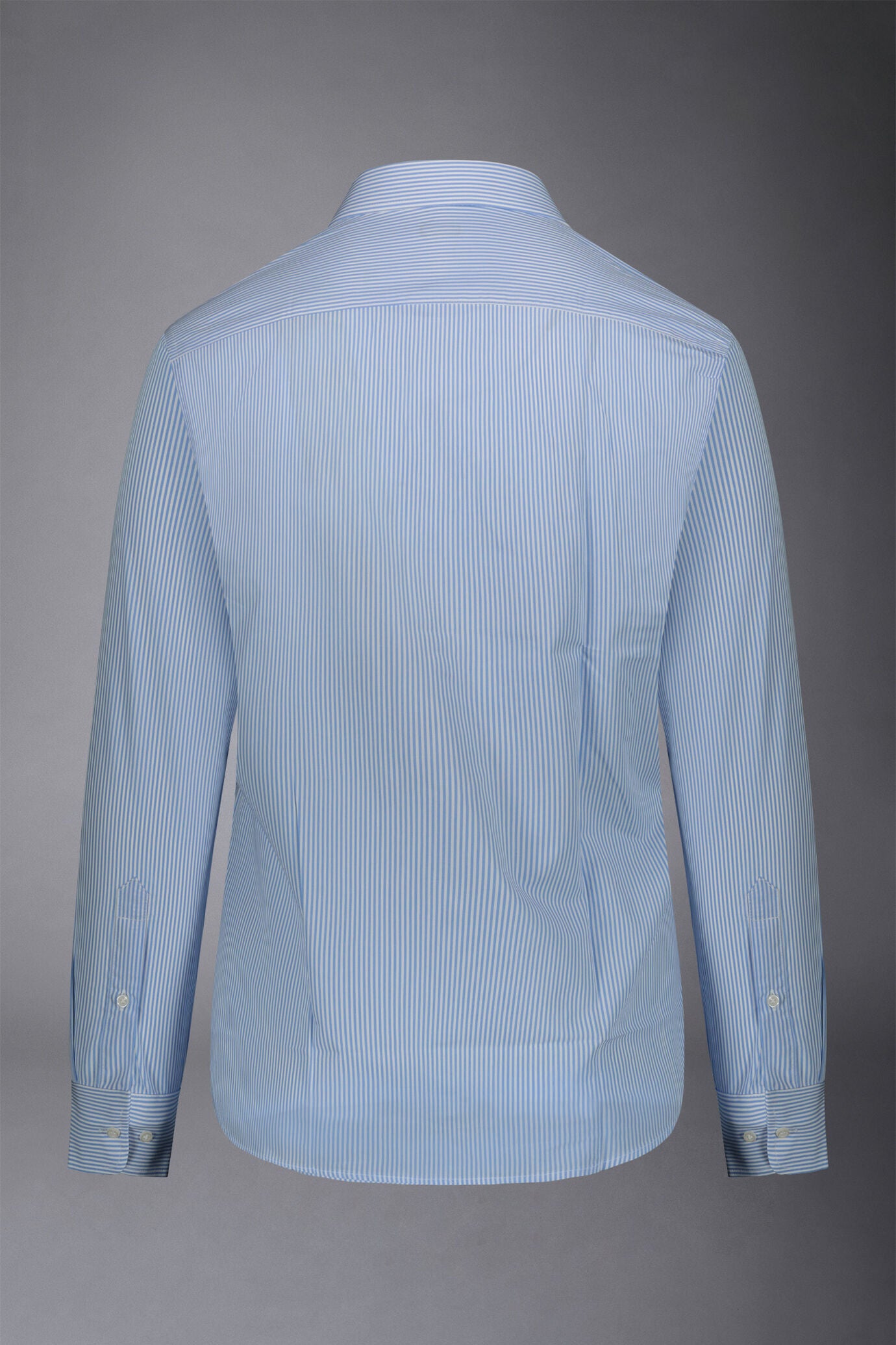 Men's striped classic french collar shirt regular fit