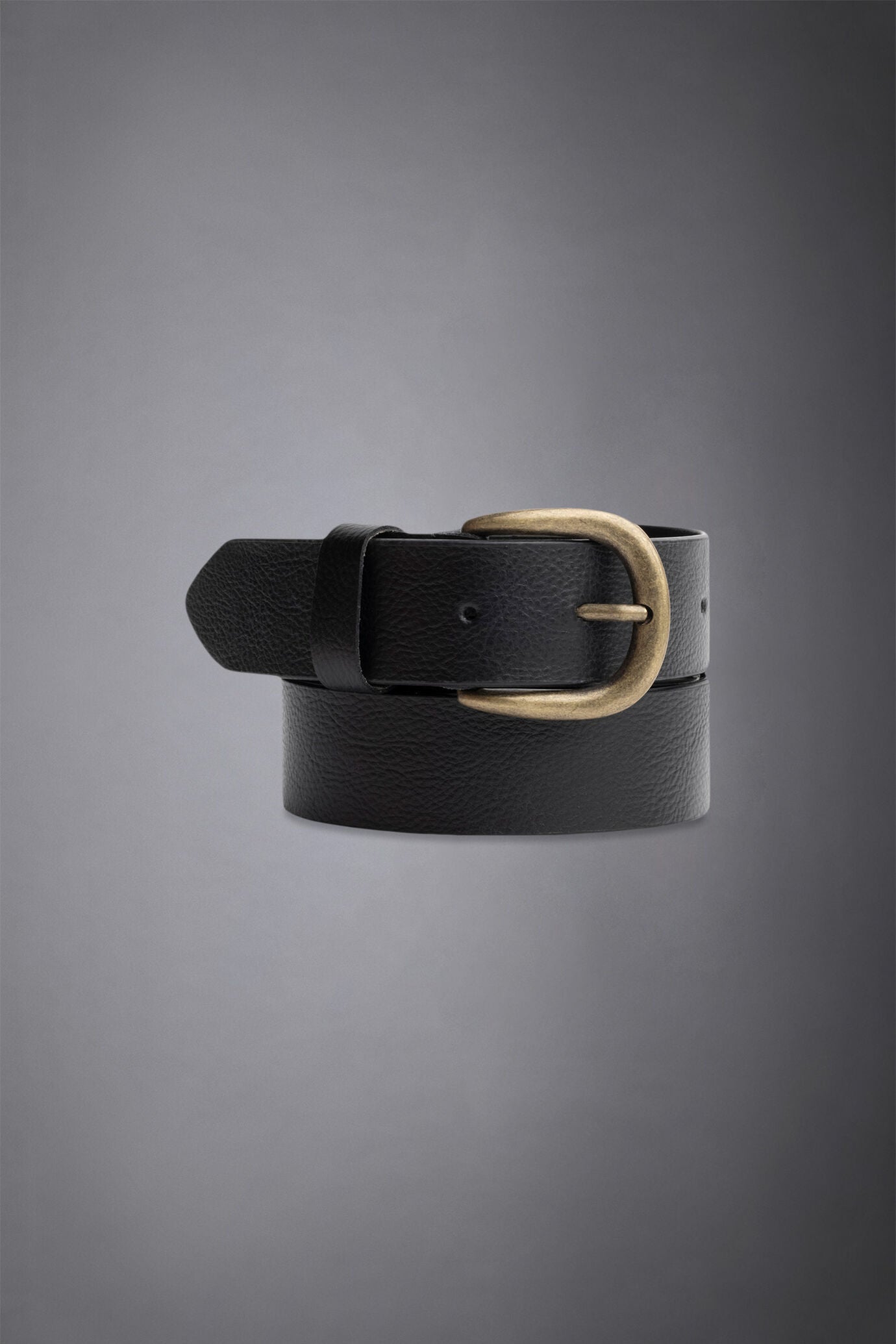 Men's belt covered in embossed leather made in italy