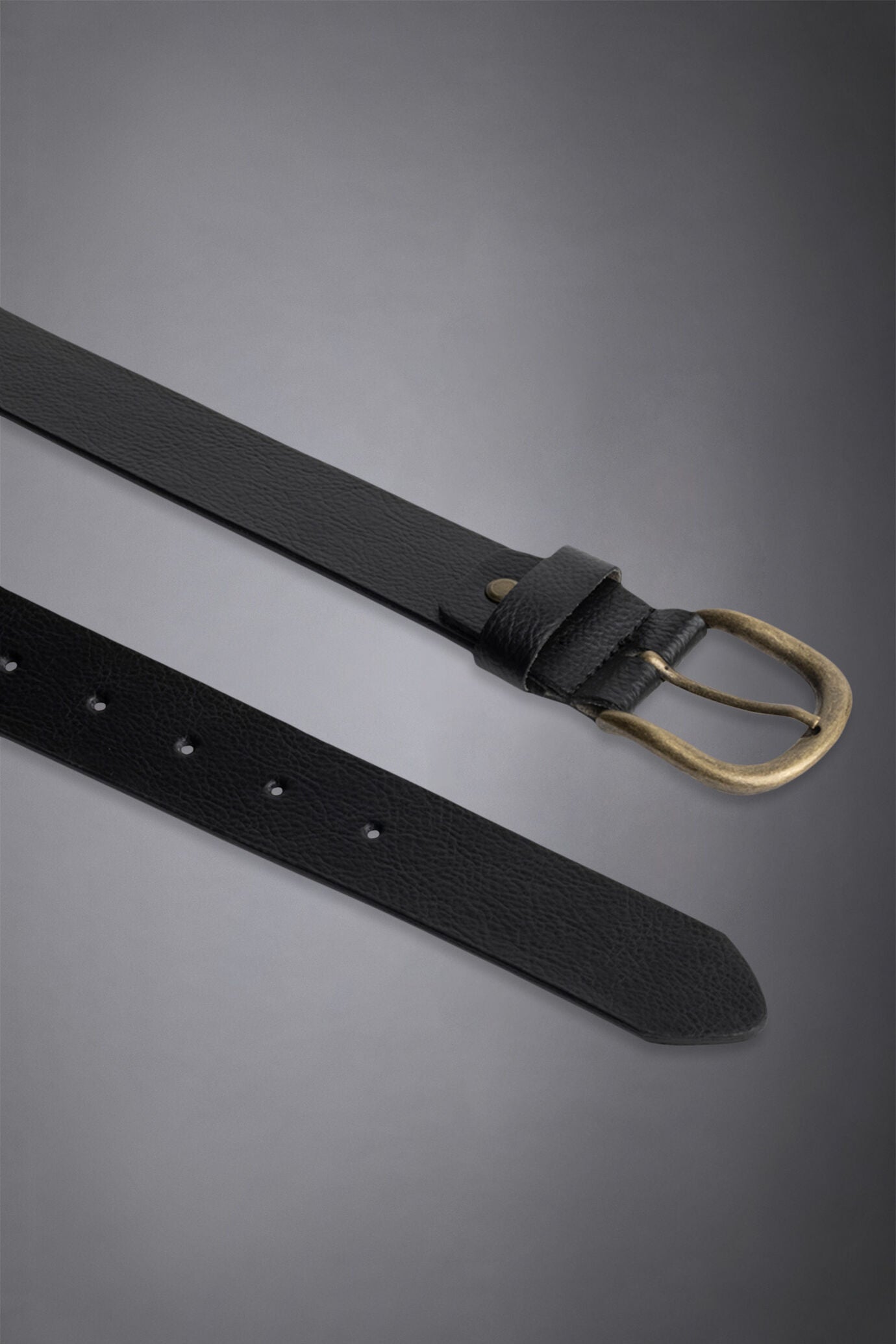 Men's belt covered in embossed leather made in italy