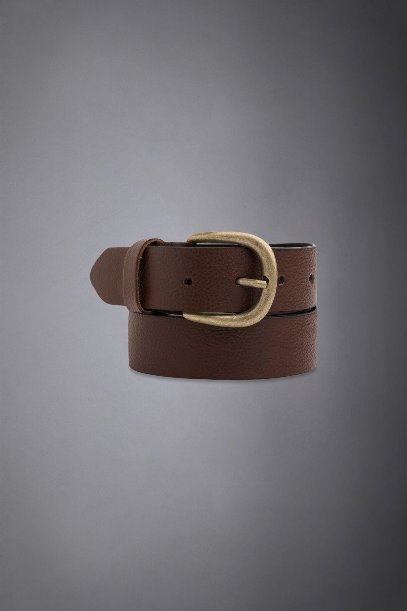 Men's belt covered in embossed leather made in italy