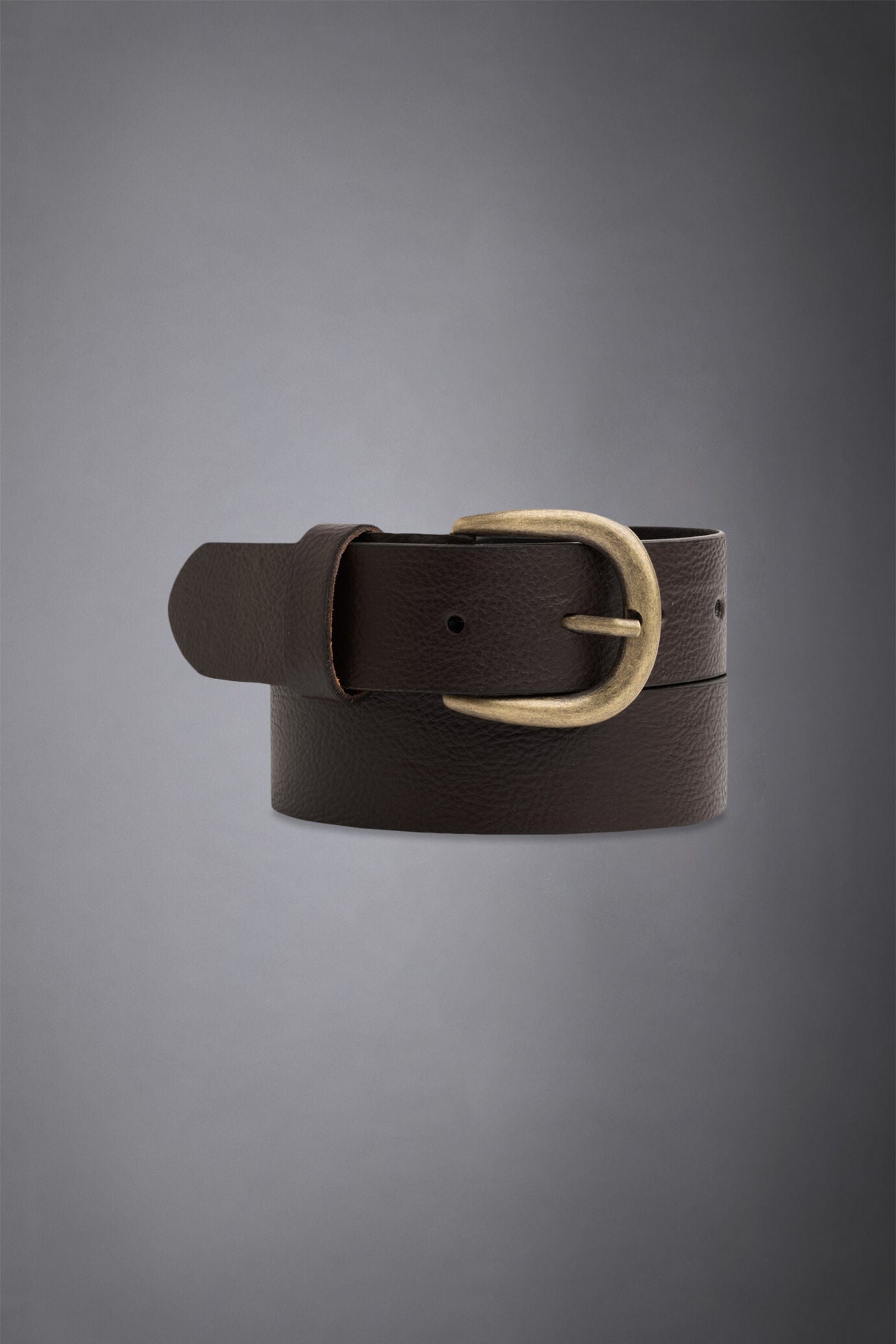 Men's belt covered in embossed leather made in italy