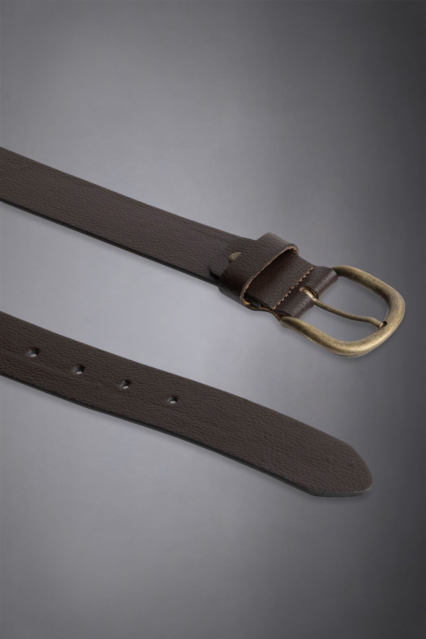 Men's belt covered in embossed leather made in italy
