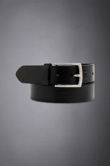 Men's belt covered in smooth leather made in italy