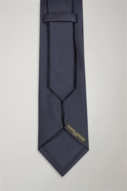 Men's solid color bamboo blend tie