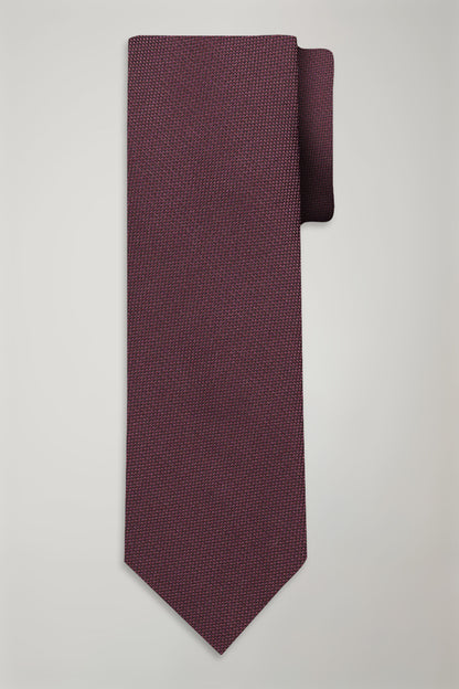 Men's solid color bamboo blend tie