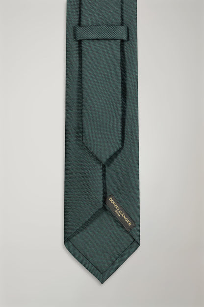 Men's solid color bamboo blend tie