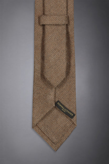Men's solid color wool blend tie