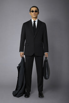 Men's single-breasted jacket in jersey regular fit